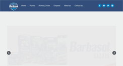 Desktop Screenshot of barbasol.com